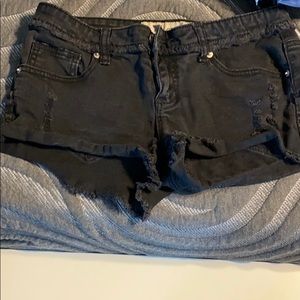 Short black shorts